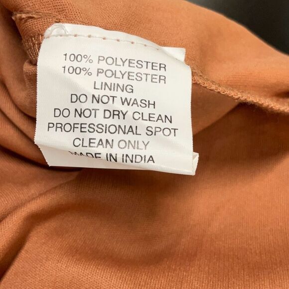 NWT Mac Duggal Copper Sequin Beaded Plaid Halter Neck Lined Cocktail Dress Size - Picture 13 of 16